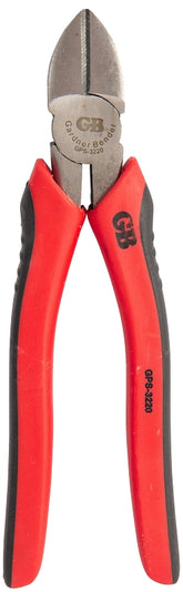 GB GPS-3220 Cutting Plier, 8 in OAL, 1 in Jaw Opening, Black/Red Handle, Comfort-Grip Handle